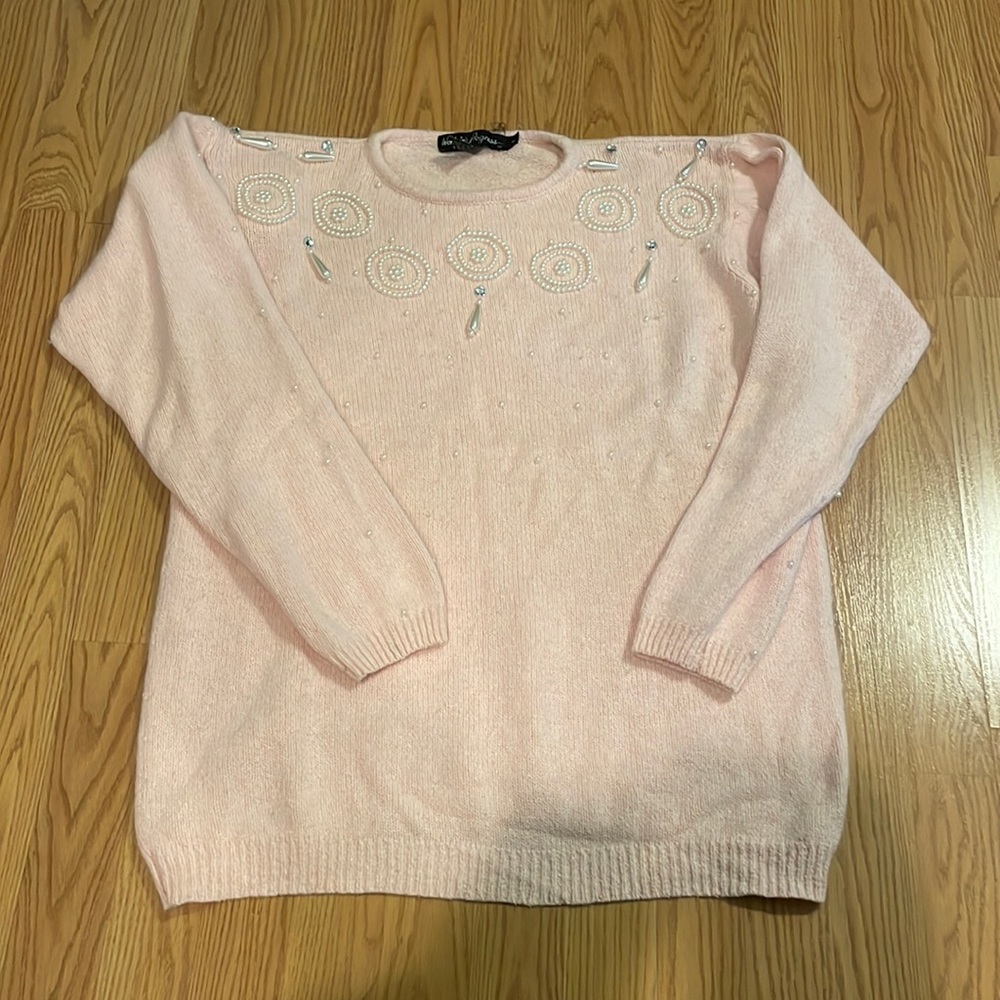 Vintage Beaded Sweater